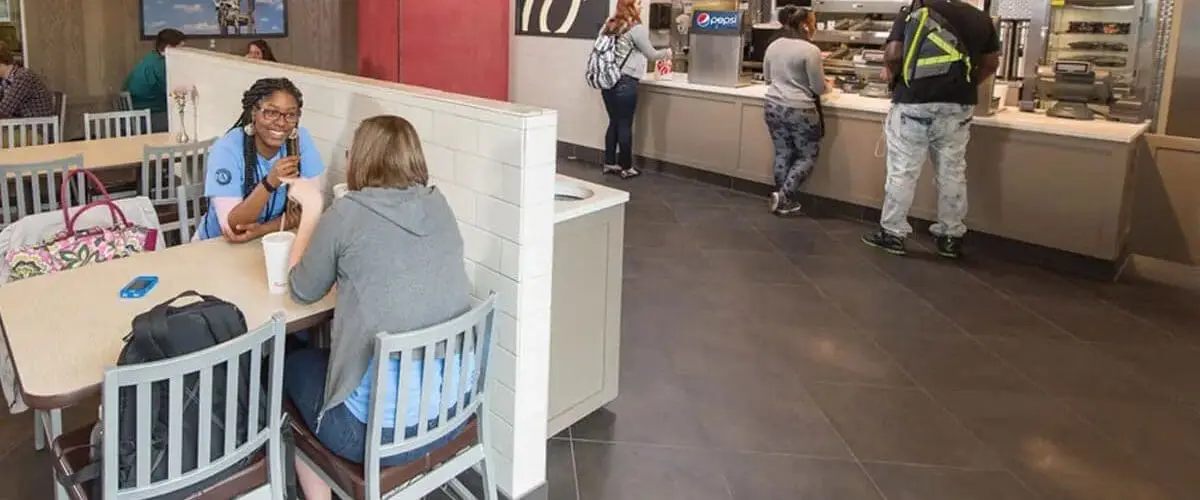 Interior dining area