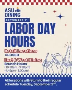 UPDATED Labor Day Hours