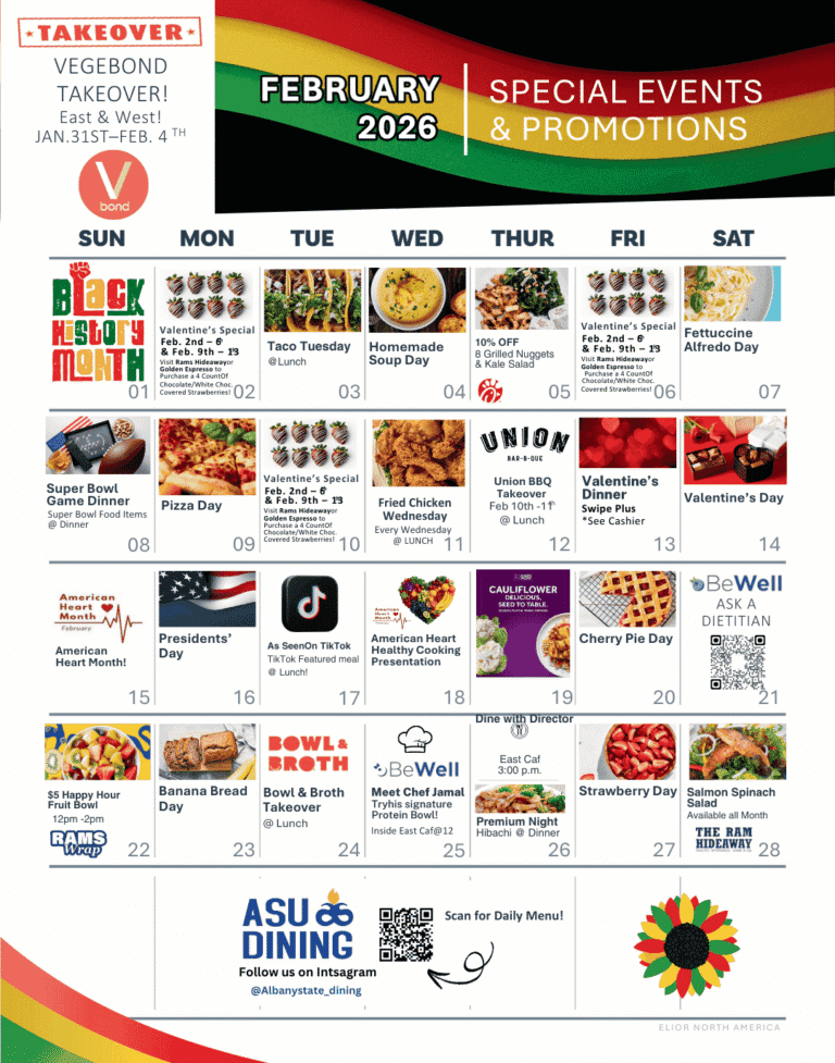 February Menu